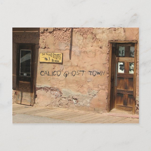 Calico Ghost Town Postcard! Vykort (Framsida)