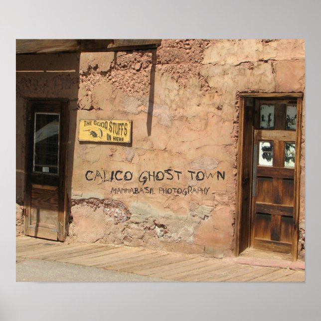 Calico Ghost Town Poster! Poster (Framsidan)
