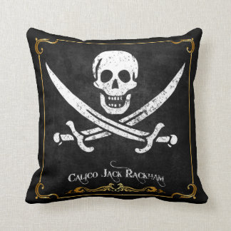 Calico Jack Rackham Pirat Flagga Dekorativ kudde