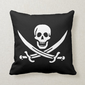 Calico Jack Rackham Pirat Flagga Pillow 16 x 16 Kudde