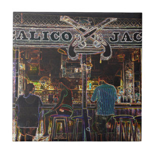 Calico Jacks Grand Cayman Island Kakelplatta