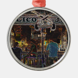 Calico Jacks Grand Caymanöarna Julgransprydnad Metall