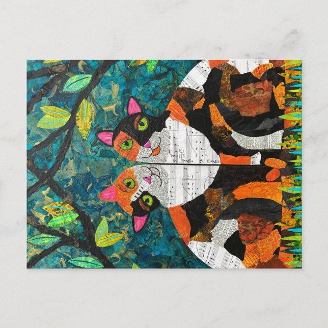 Calico Kärlek Vykort (Framsida)