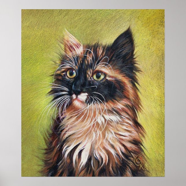 Calico kitten poster (Framsidan)