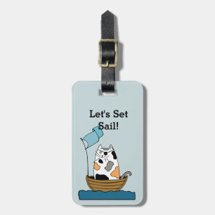 Calico Pirat Cat Bagagebricka