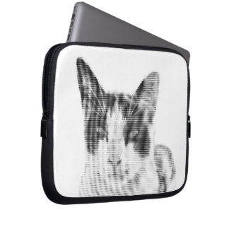 Calico Pop Halftone Laptop Fodral