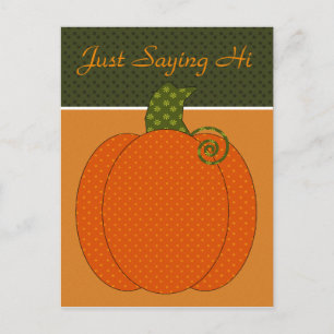 Calico Pumpkin Trio-vykort Vykort