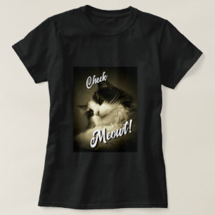 Calico säger Check Meowt T Shirt