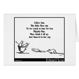 Calicoförbud Hälsningskort