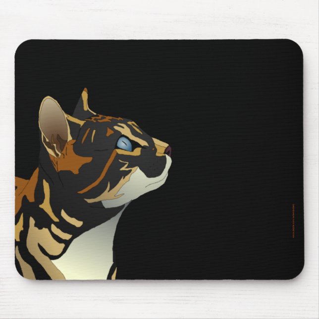 Calicokattmousepad Musmatta (Framsidan)