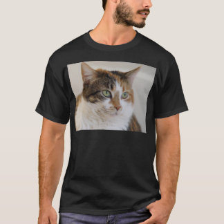 Calicotabby kattansikte t-shirt