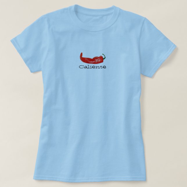 Caliente (kvinnor) tee shirt (Design framsida)