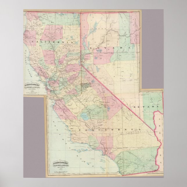 Calif, Nevada Poster (Framsidan)