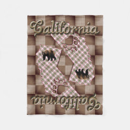 California2025-liten Fleecefilt