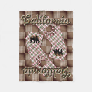 California2025-liten Fleecefilt