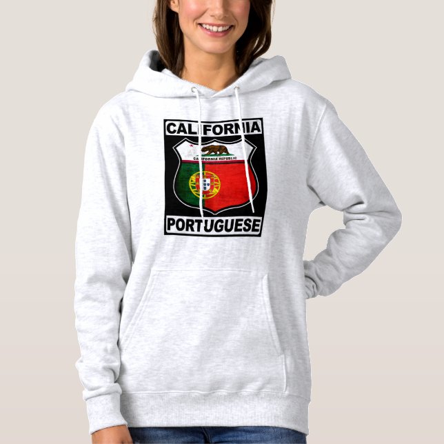 California American Hoodie Tee Shirt (Framsida)