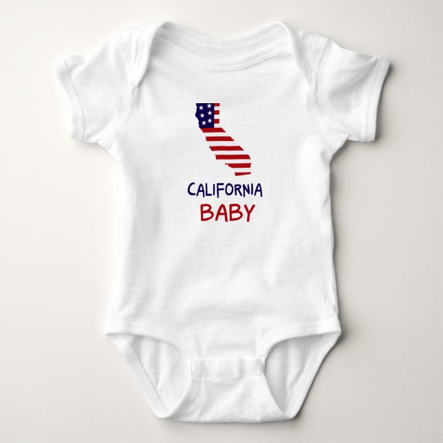 California Baby T Shirt (Framsida)