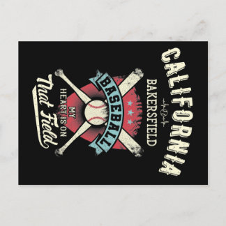 California Bakersfield Baseball Vykort