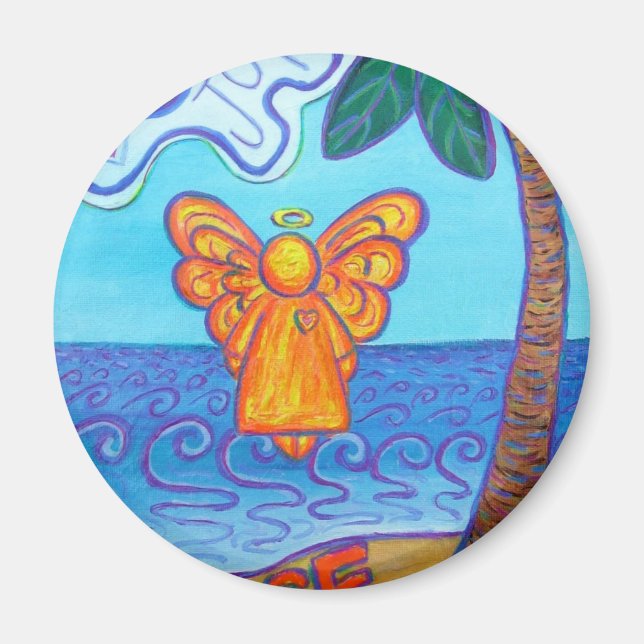 California Beach Angel Magnet (Framsidan)