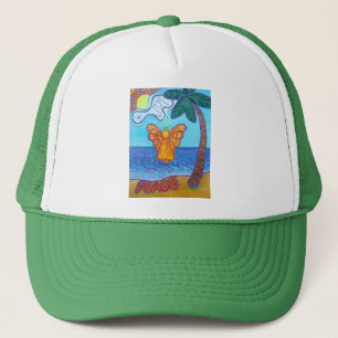 California Beach Angel Truckerkeps