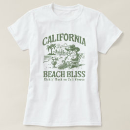 California Beach Bliss on Cali Shores T Shirt