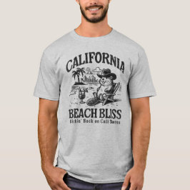 California Beach Bliss on Cali Shores T Shirt