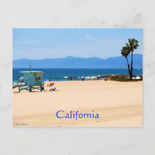 California Beach California Vykort