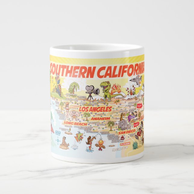 California Beach Life Jumbo Mugg (Framsidan)