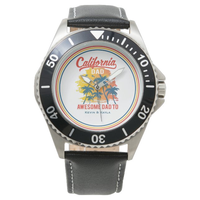 California Beach Life Pappa Armbandsur (Framsida)