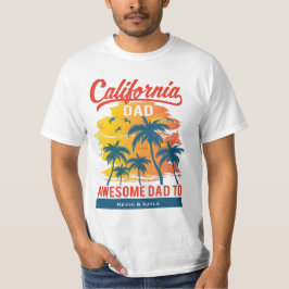 California Beach Life Pappa T Shirt