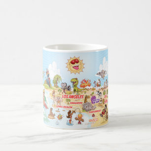 California Beach Paradise Mugg