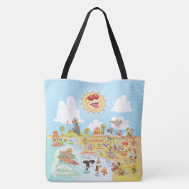 California Beach Paradise Tygkasse