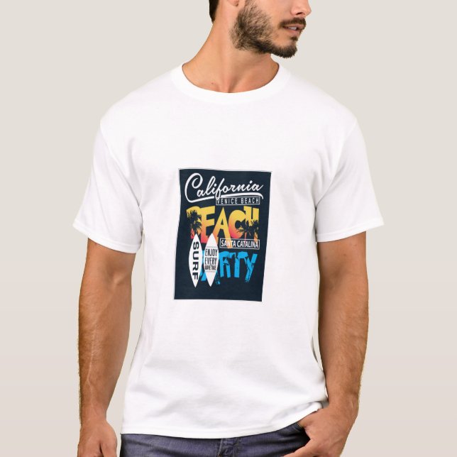 California Beach Party T Shirt (Framsida)