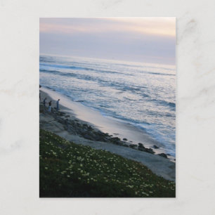 California Beach Sunset Anpassningsbar La Jolla Po Vykort
