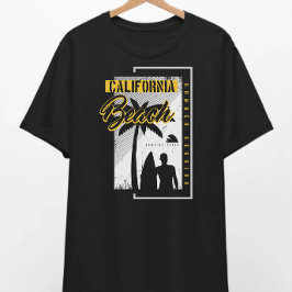 California Beach Surfing Stil T-Shirt