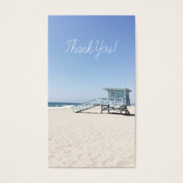 California Beach - Tack - Mini Card Visitkort