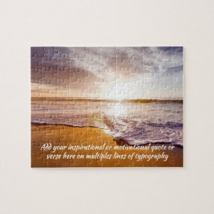 California Beach Vågar Sjölandskap DIY Inspiration Pussel
