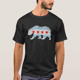 California Bear Chicago Flagga Transplant Family H T Shirt