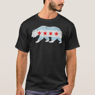 California Bear Chicago Flagga Transplant Family H T Shirt