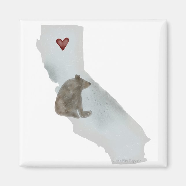 California Bear Magnet (Framsidan)