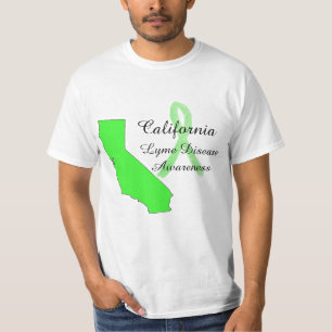 California-beklädnad för Lyme-sjukdomsmedvetenhet T Shirt