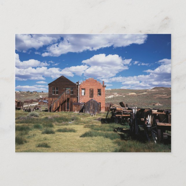 California, Bodie State Historic Park, En gammal Vykort (Framsida)