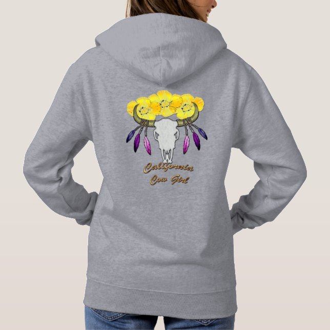 California Boho Cowgirl T Shirt (Baksida)