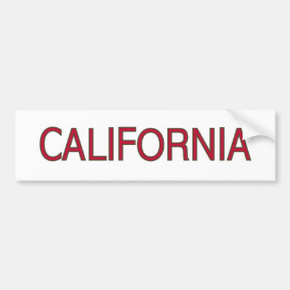 California Bumper Sticker Bildekal