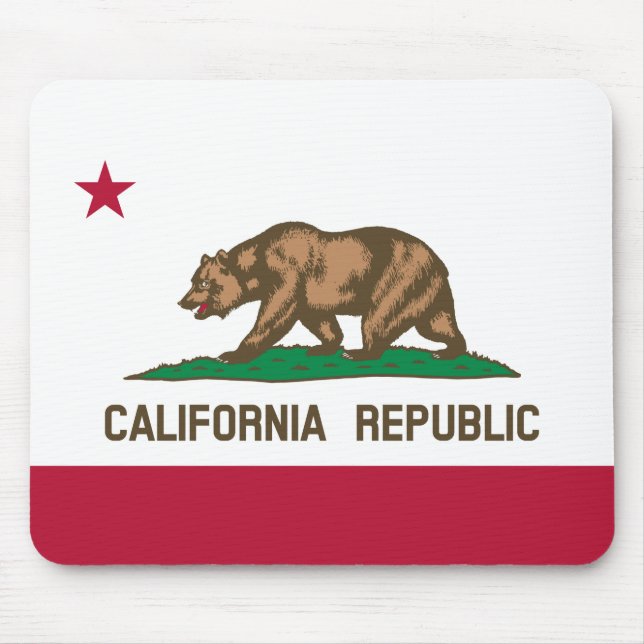 California Cali Republic Bear Flagga, US Stater Mo Musmatta (Framsidan)