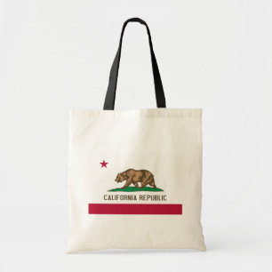 California Cali Republic Bear Flagga, USA Stater Tygkasse