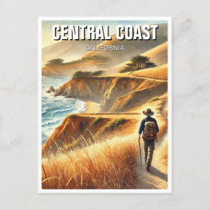 California Central Kusten Hiker Vykort