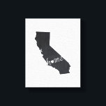 California Chalkboard Home State Karta Canvastryck<br><div class="desc">California Chalkboard Home State Karta Kanvastryck</div>