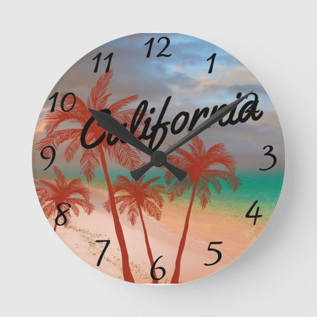 California Clock Rund Klocka (Framsida)