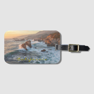 California Coastal Sunset with Crashing Waves Bagagebricka